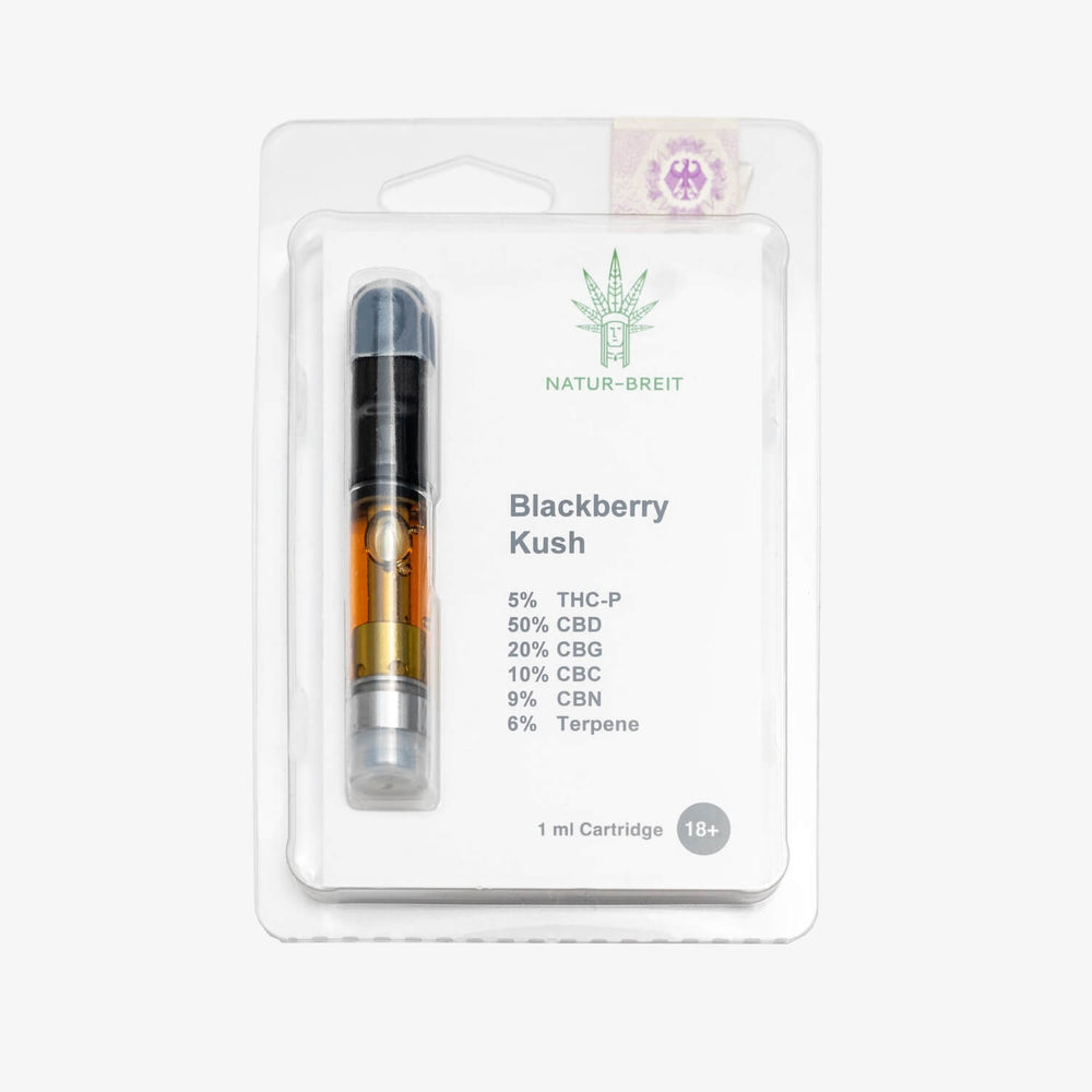 elfbar elfa master akku Vape-Kartuschen Blackberry Kush THCP Natur Breit