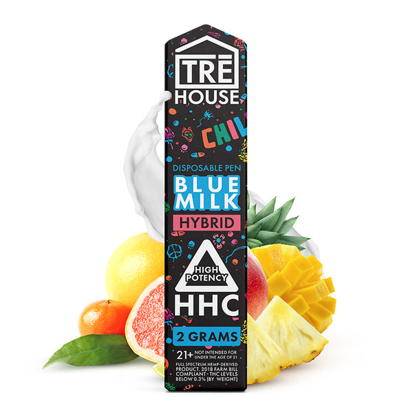 HHC Vape Pen – Blue Milk - Hybrid 2g Trehouse