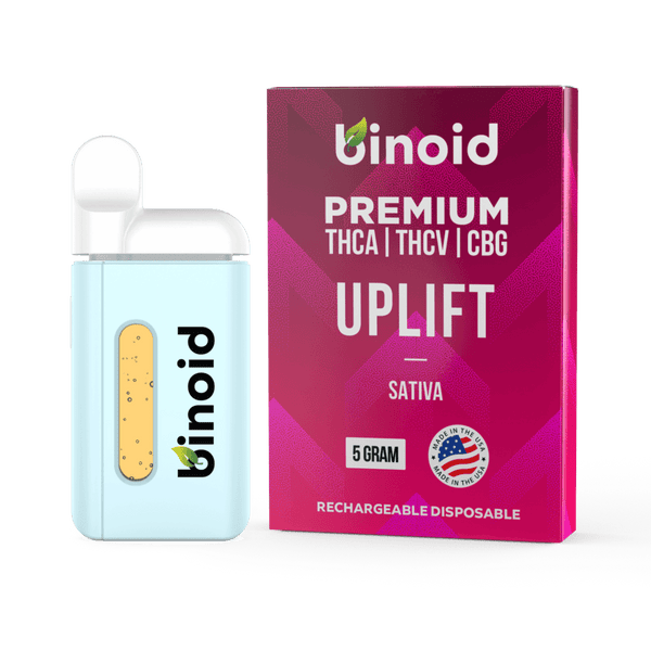 5 GRAM DISPOSABLE VAPE – UPLIFT THCV Binoid