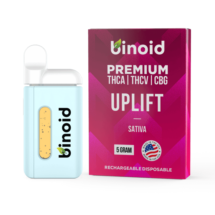 5 GRAM DISPOSABLE VAPE UPLIFT THCV Binoid | Buy with Mana Botanics 5 GRAM DISPOSABLE VAPE UPLIFT THCV Binoid | Buy with Mana Botanics